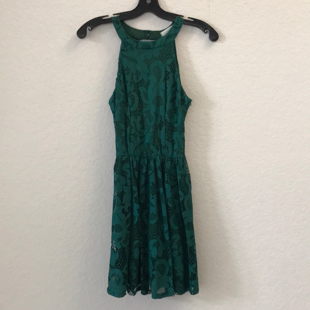 Lace mini dress
